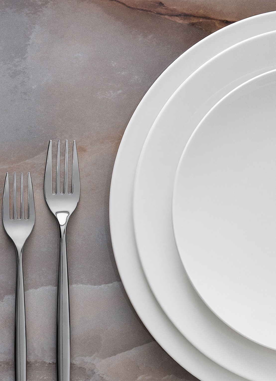 Villeroy & Boch MetroChic ontbijtbord 22 cm - detail gebroken wit