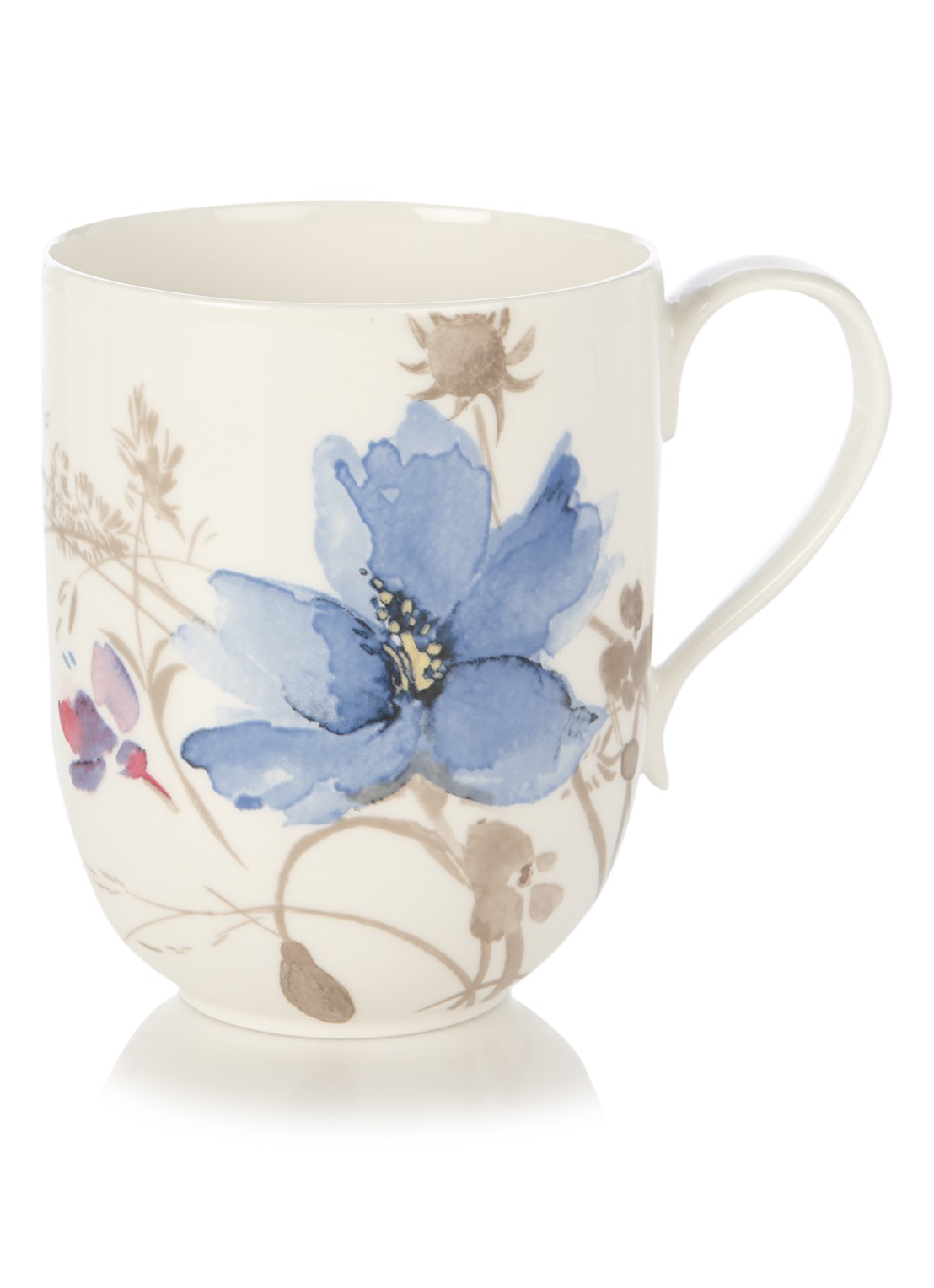 Villeroy & Boch Mok Mariefleur Gris Basic - voorkant gebroken wit