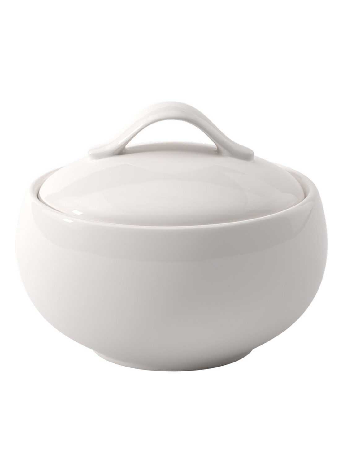 Villeroy & Boch New Cottage Basic suikerpot - voorkant gebroken wit