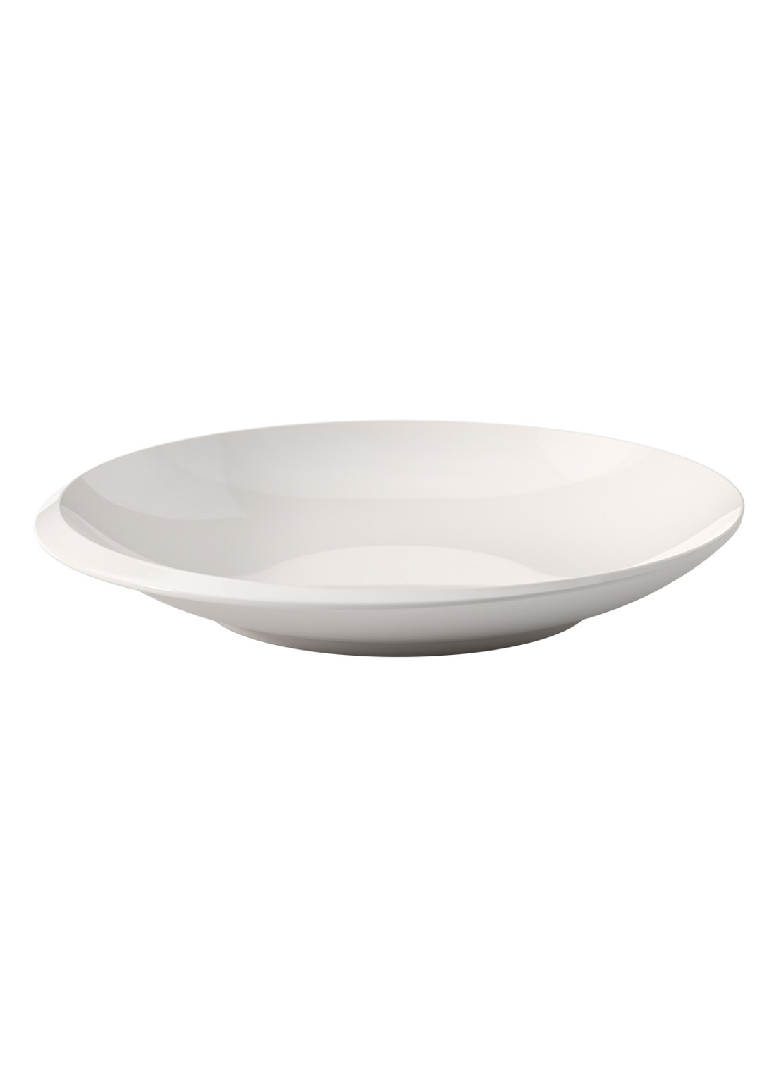 Villeroy & Boch NewMoon diep bord 25 cm - voorkant 3 creme