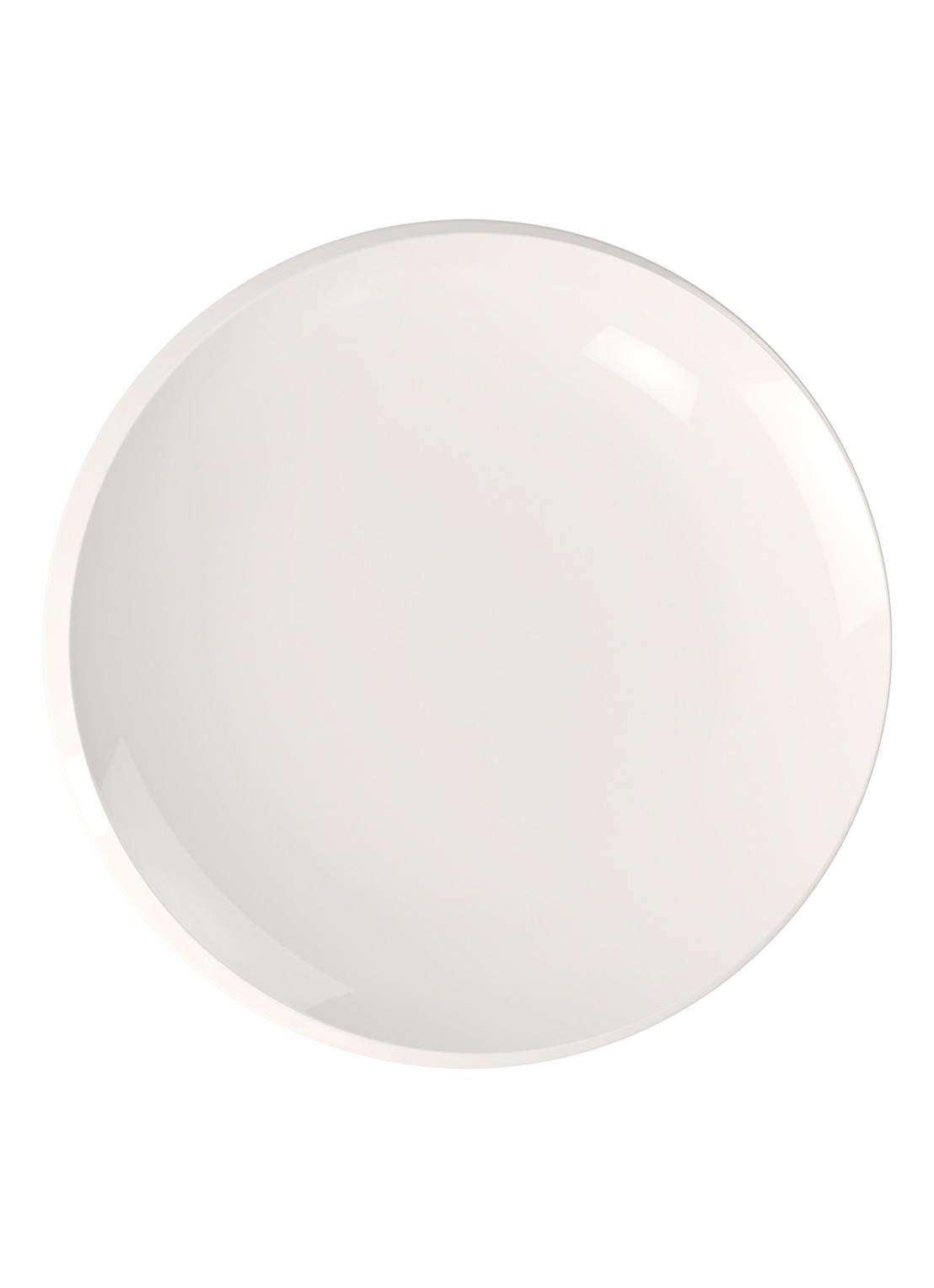 Villeroy & Boch NewMoon dinerbord 27,5 cm - voorkant 4 gebroken wit