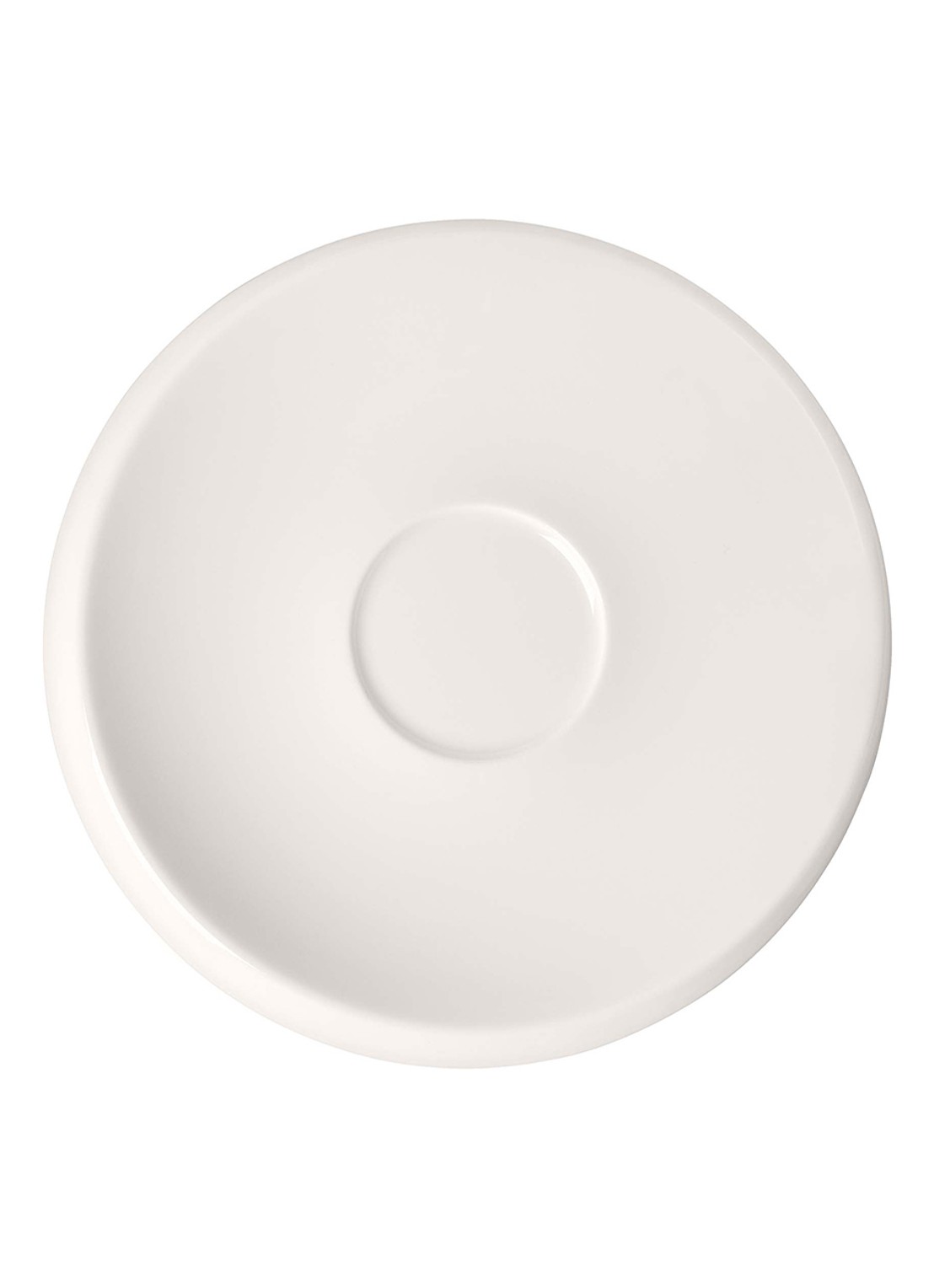 Villeroy & Boch NewMoon koffiekop schotel 17 cm - voorkant 3 creme