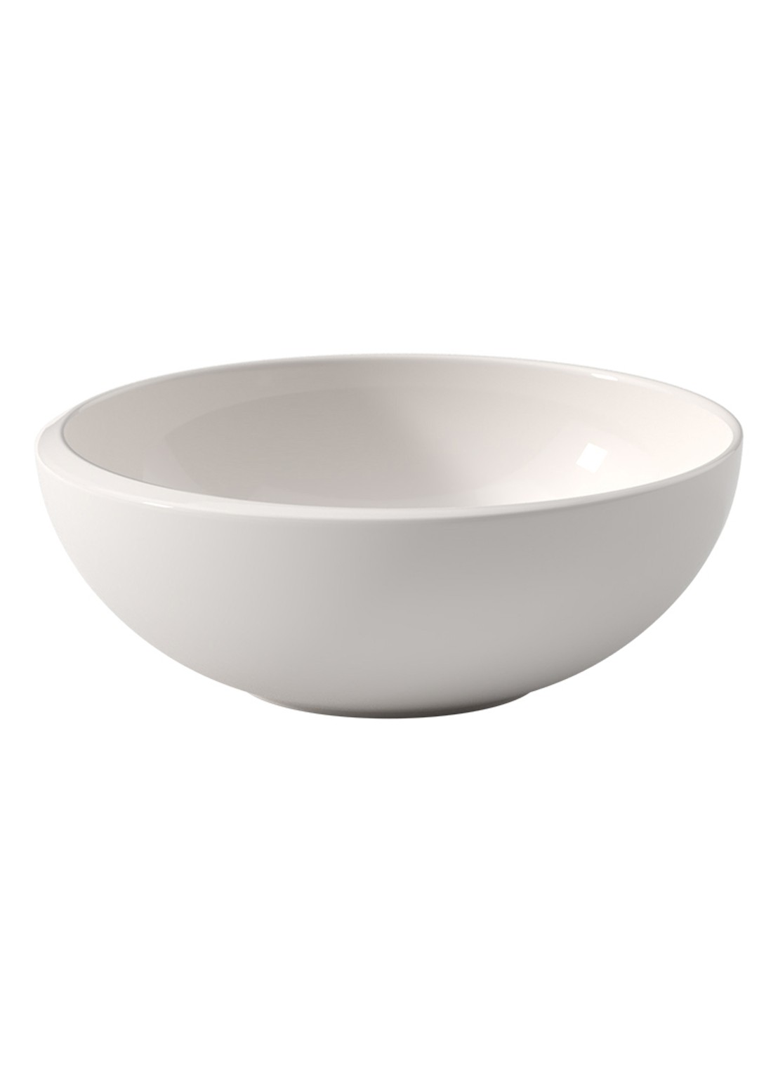 Villeroy & Boch NewMoon kom 18,5 cm - voorkant 3 gebroken wit