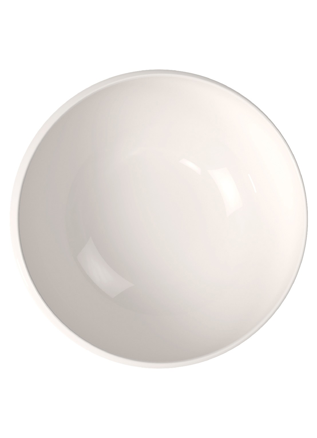 Villeroy & Boch NewMoon saladeschaal 28 cm - voorkant 3 creme
