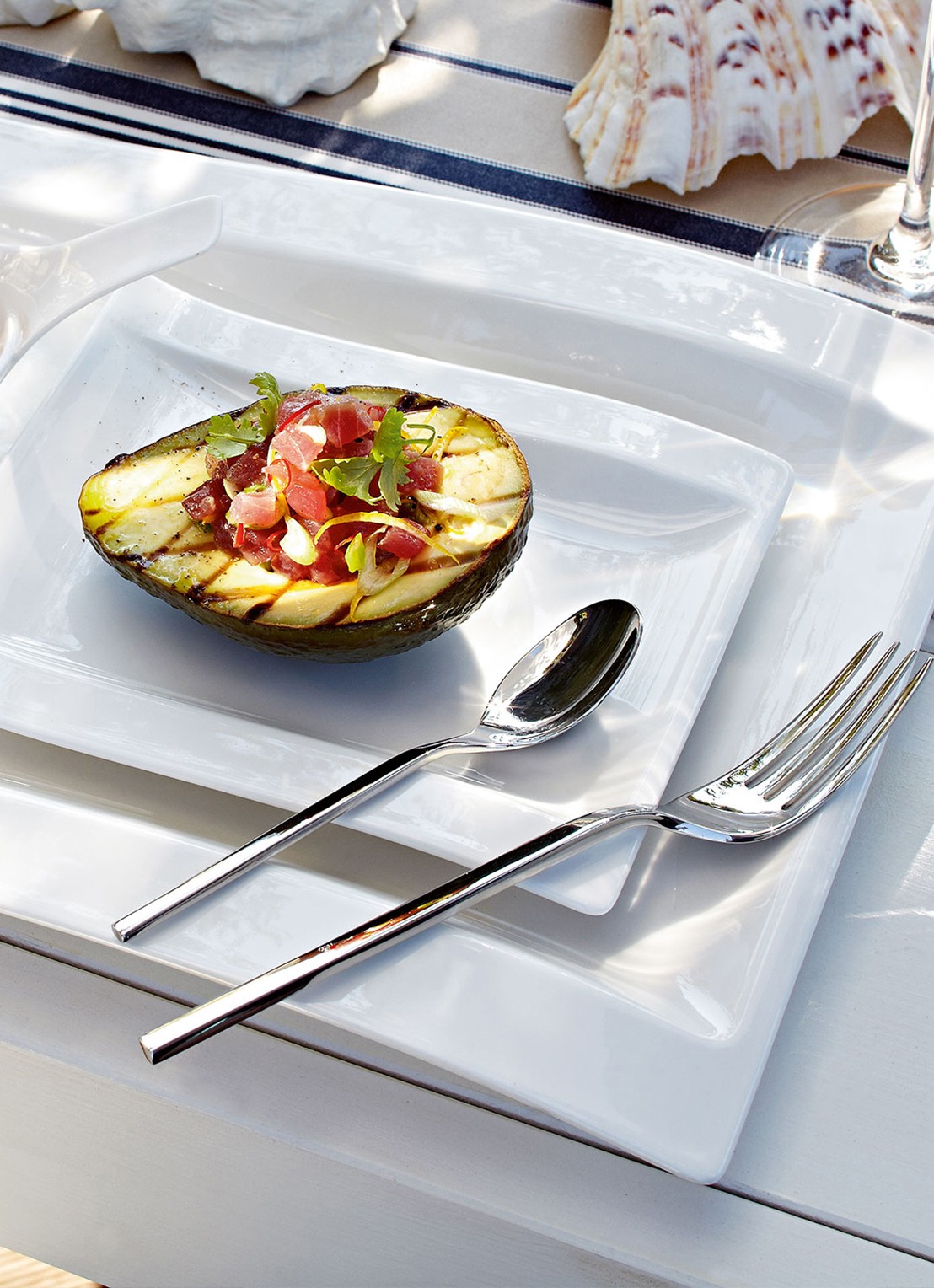 Villeroy & Boch NewWave bestekset 30-delig - achterkant zilver