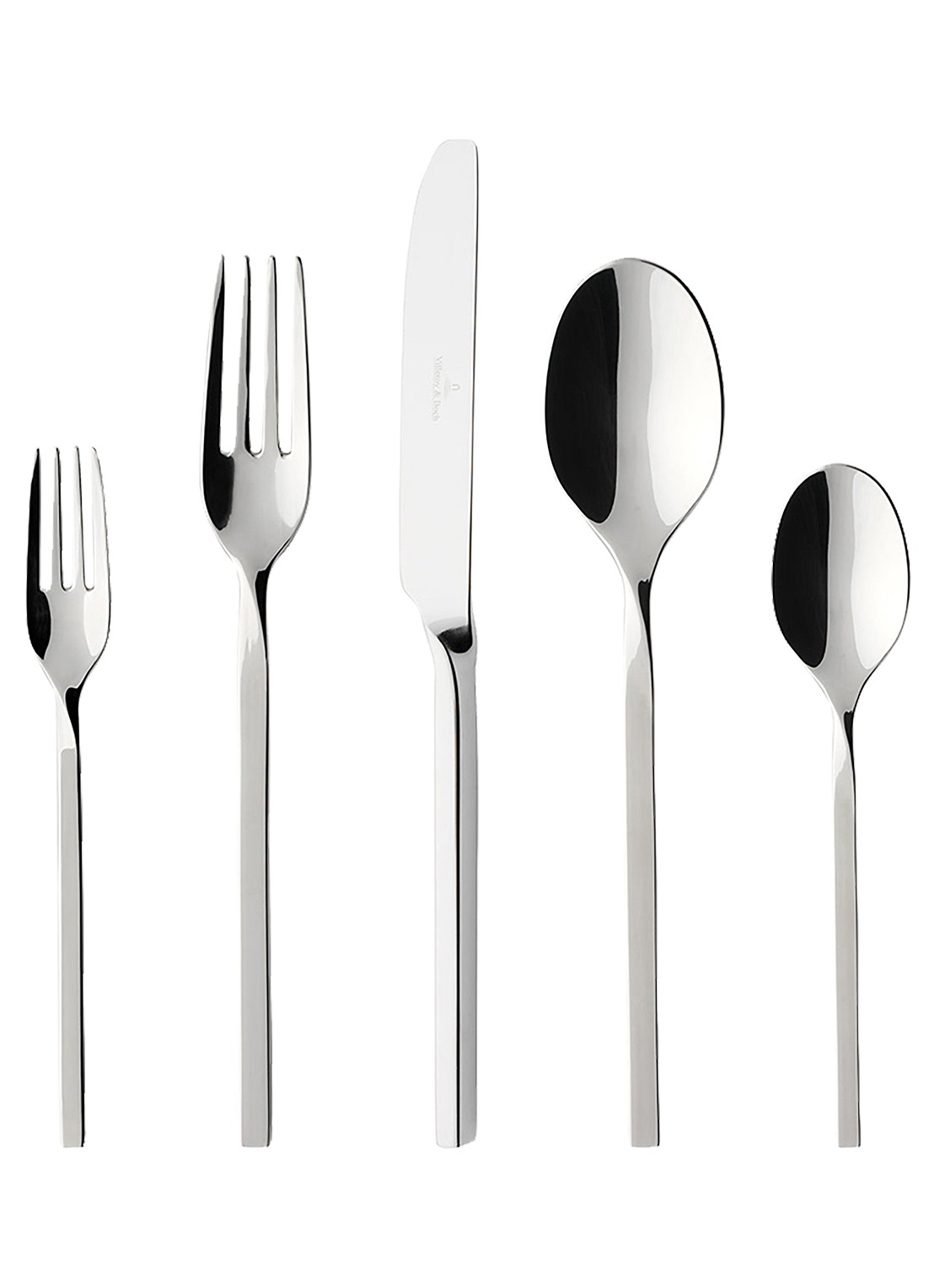Villeroy & Boch NewWave bestekset 30-delig - voorkant 4 zilver