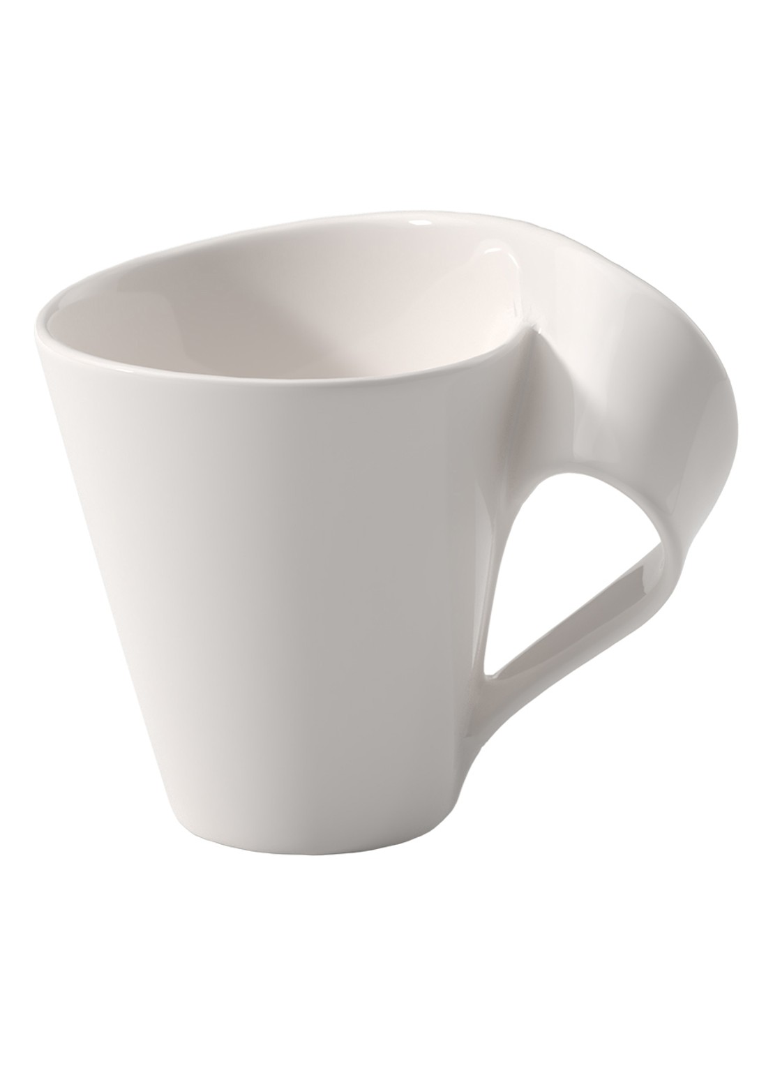 Villeroy & Boch NewWave Caffè mok 35 cl - voorkant 3 gebroken wit