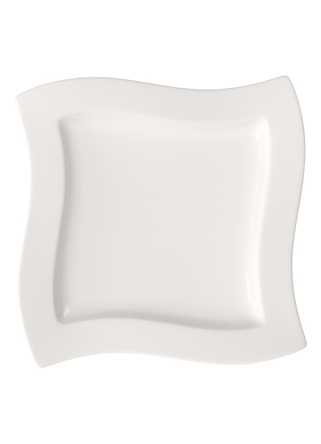 Villeroy & Boch NewWave dinerbord 27 cm - voorkant 2 gebroken wit