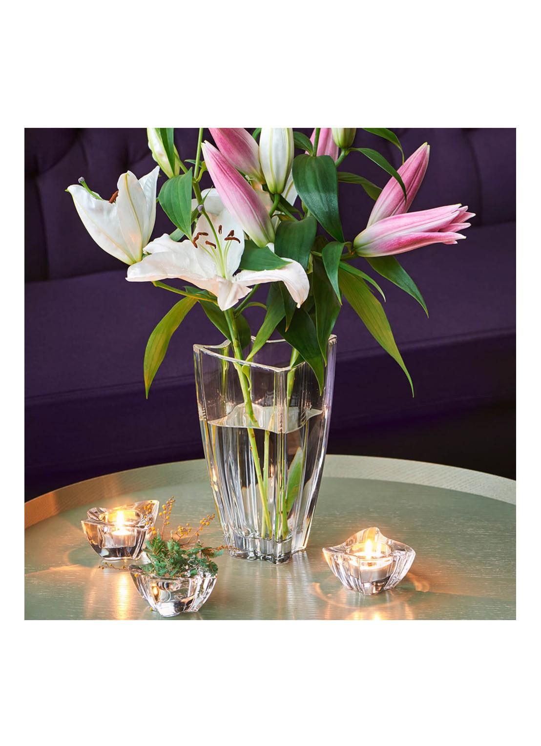 Villeroy & Boch NewWave glazen vaas 24 cm - detail undefined