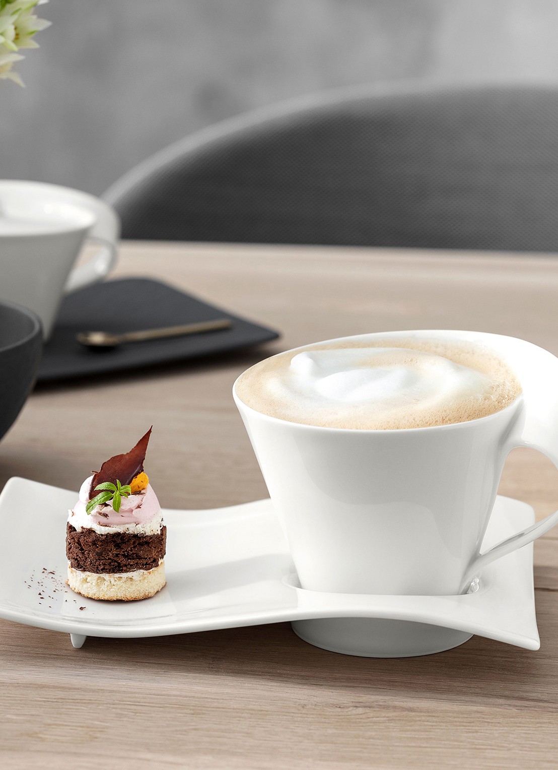 Villeroy & Boch NewWave kopje 25 cl - voorkant 5 gebroken wit