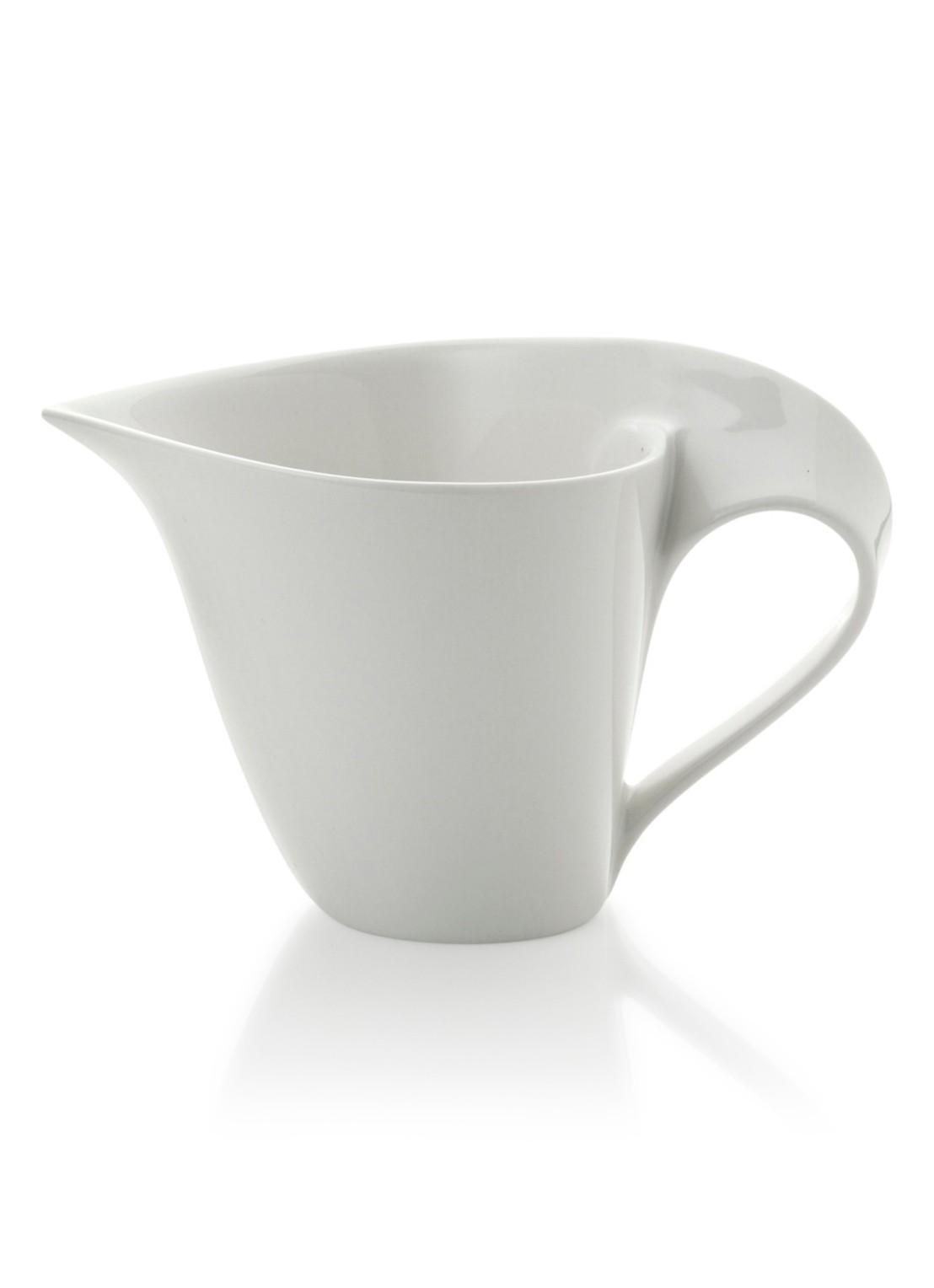 Villeroy & Boch NewWave melkkan 0,2 liter - voorkant 2 gebroken wit