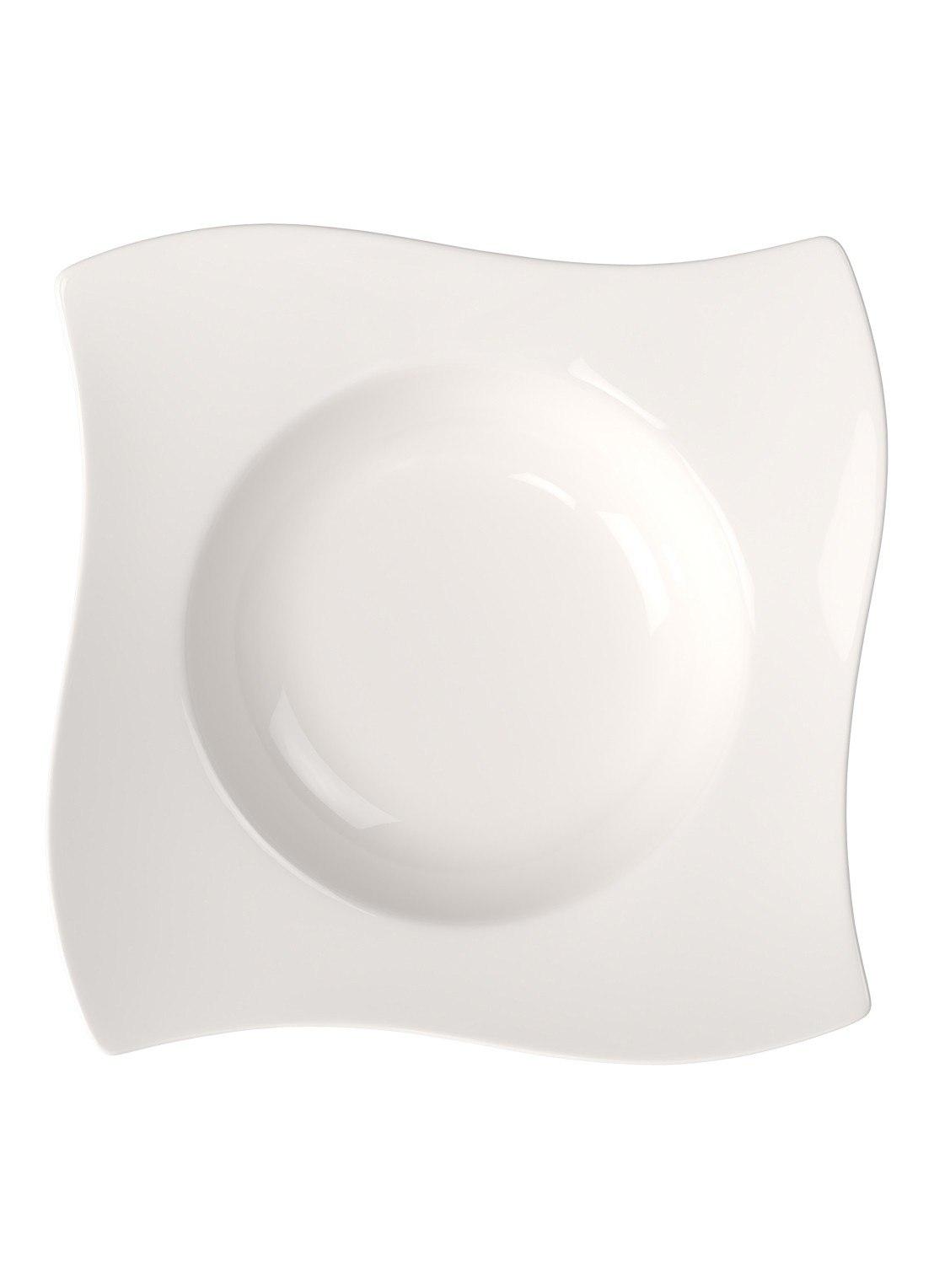 Villeroy & Boch NewWave pastabord 27 cm - voorkant 4 gebroken wit