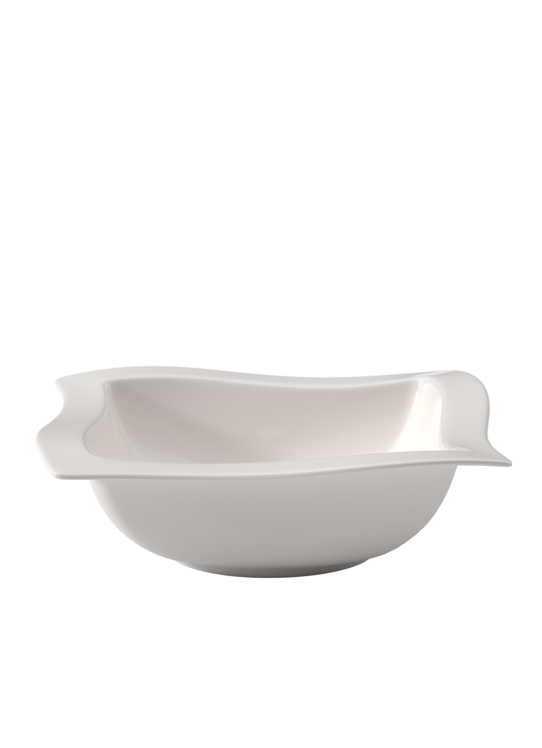 Villeroy & Boch NewWave saladeschaal 24 cm - voorkant gebroken wit