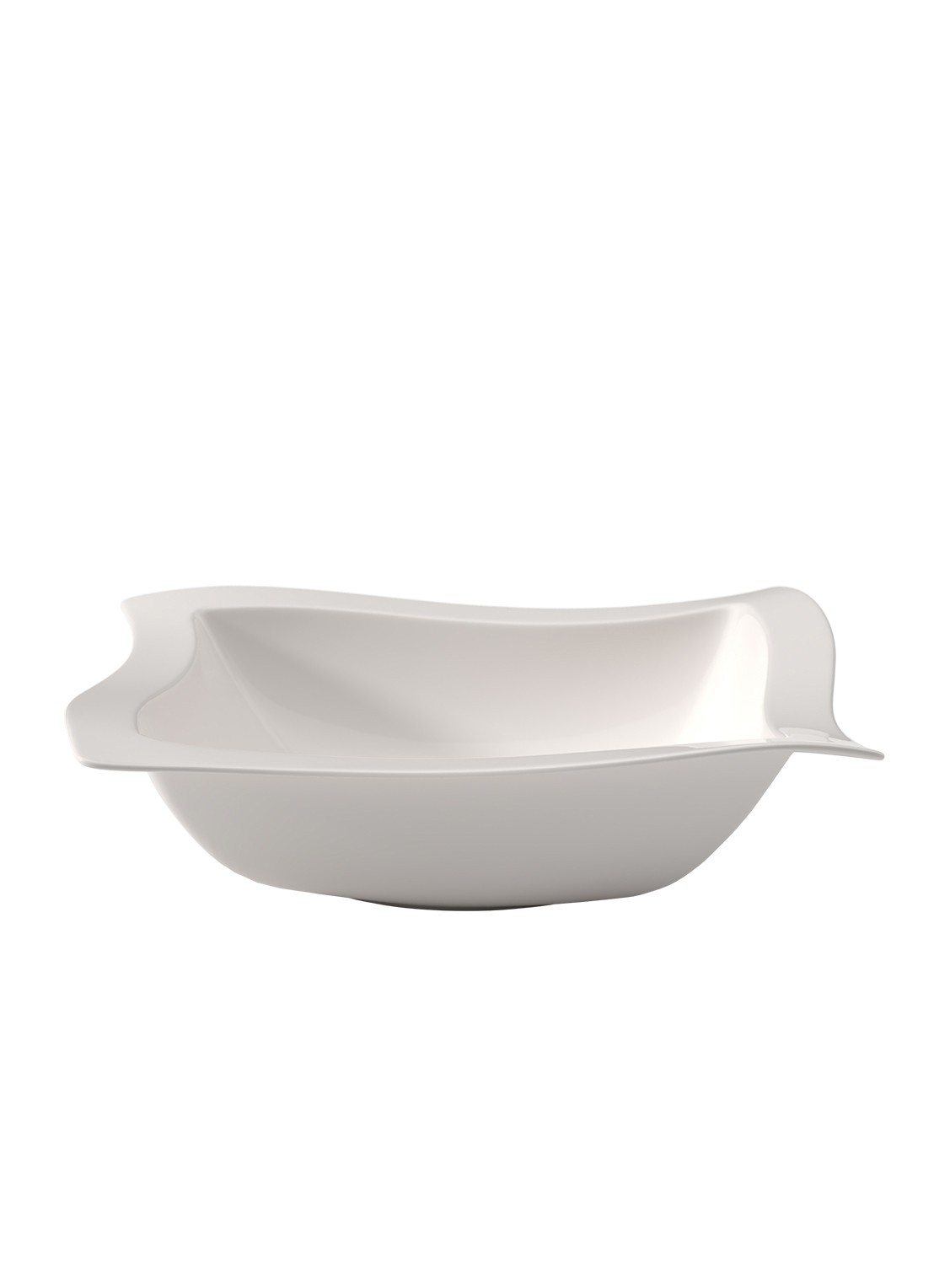 Villeroy & Boch NewWave saladeschaal 32 cm - voorkant 2 gebroken wit
