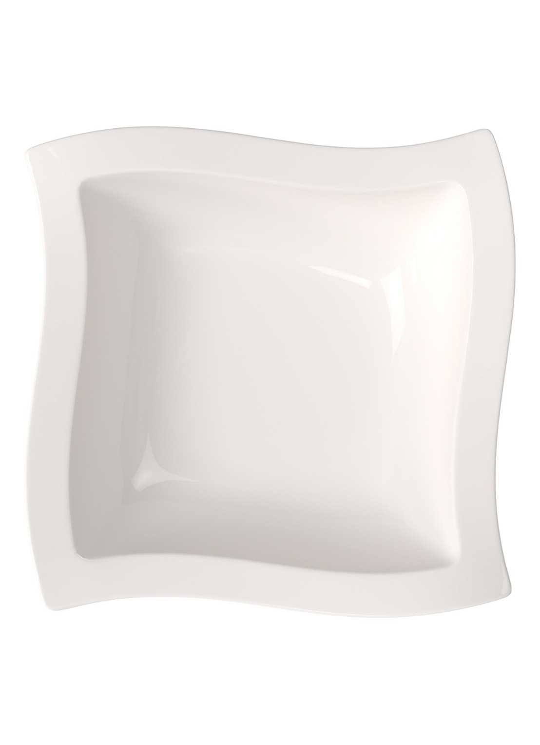 Villeroy & Boch NewWave saladeschaal 32 cm - voorkant 3 gebroken wit