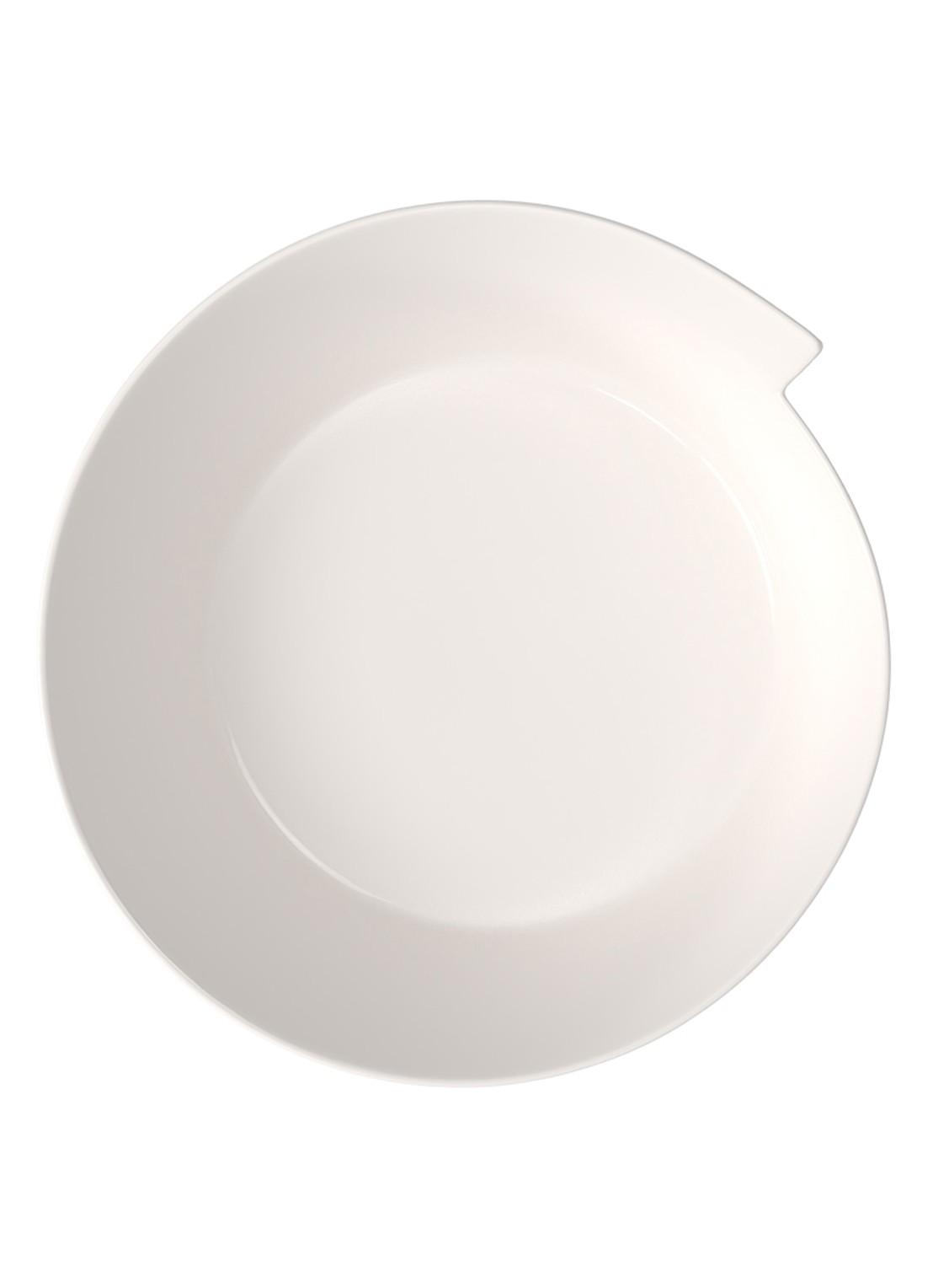 Villeroy & Boch NewWave saladeschaal 34 cm - voorkant 3 gebroken wit
