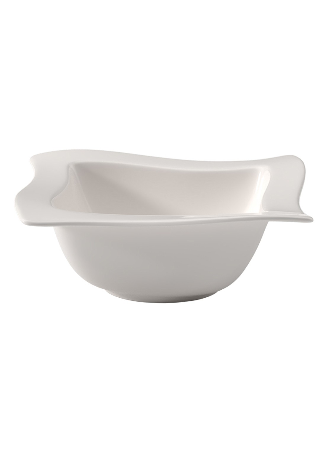 Villeroy & Boch NewWave serveerschaal 17 cm - voorkant 3 gebroken wit