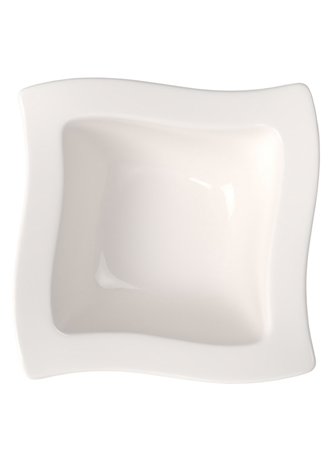 Villeroy & Boch NewWave serveerschaal 17 cm - voorkant 4 gebroken wit