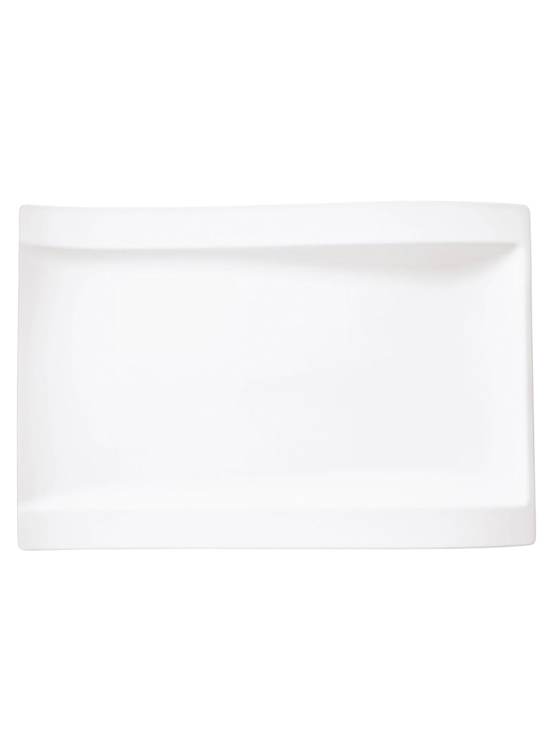Villeroy & Boch NewWave serveerschaal 38 cm - voorkant gebroken wit
