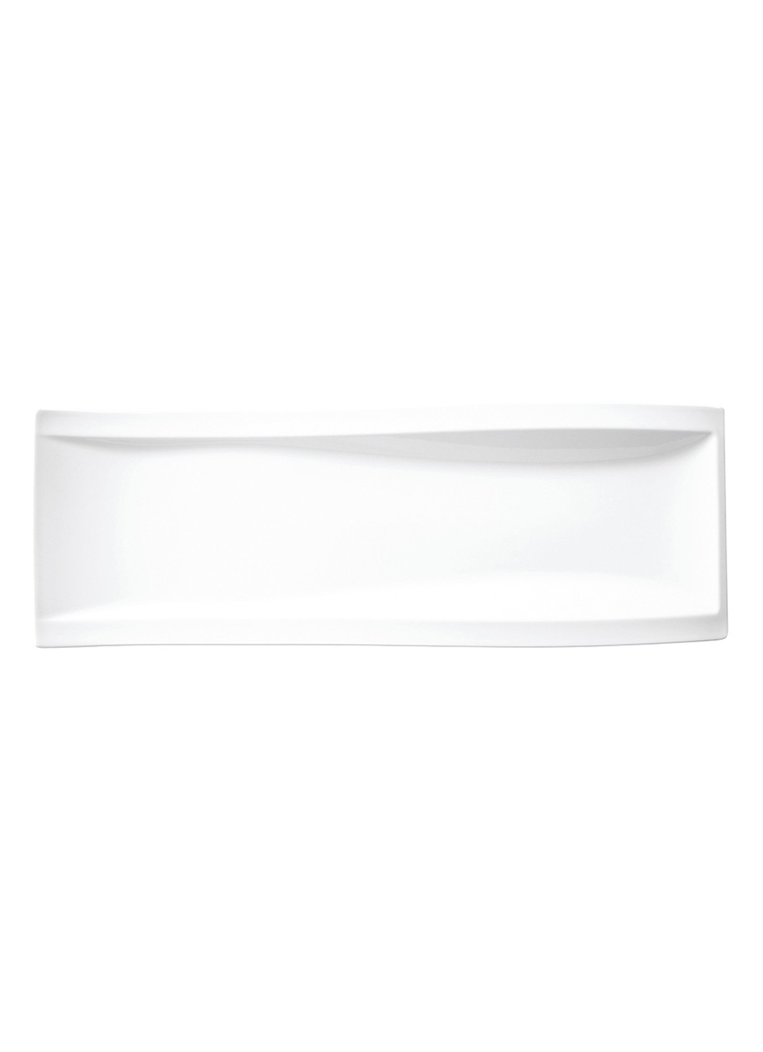 Villeroy & Boch NewWave serveerschaal 41 cm - voorkant 4 gebroken wit