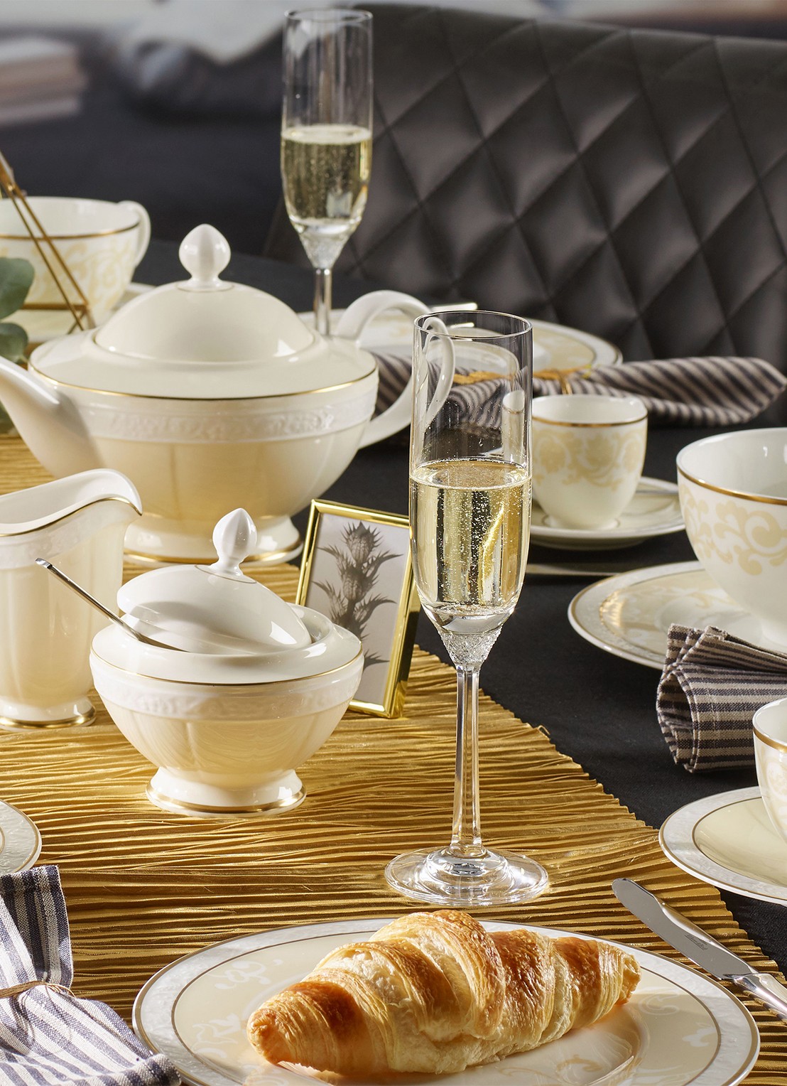 Villeroy & Boch Octavie champagneglas 16 cl - achterkant 2 transparant