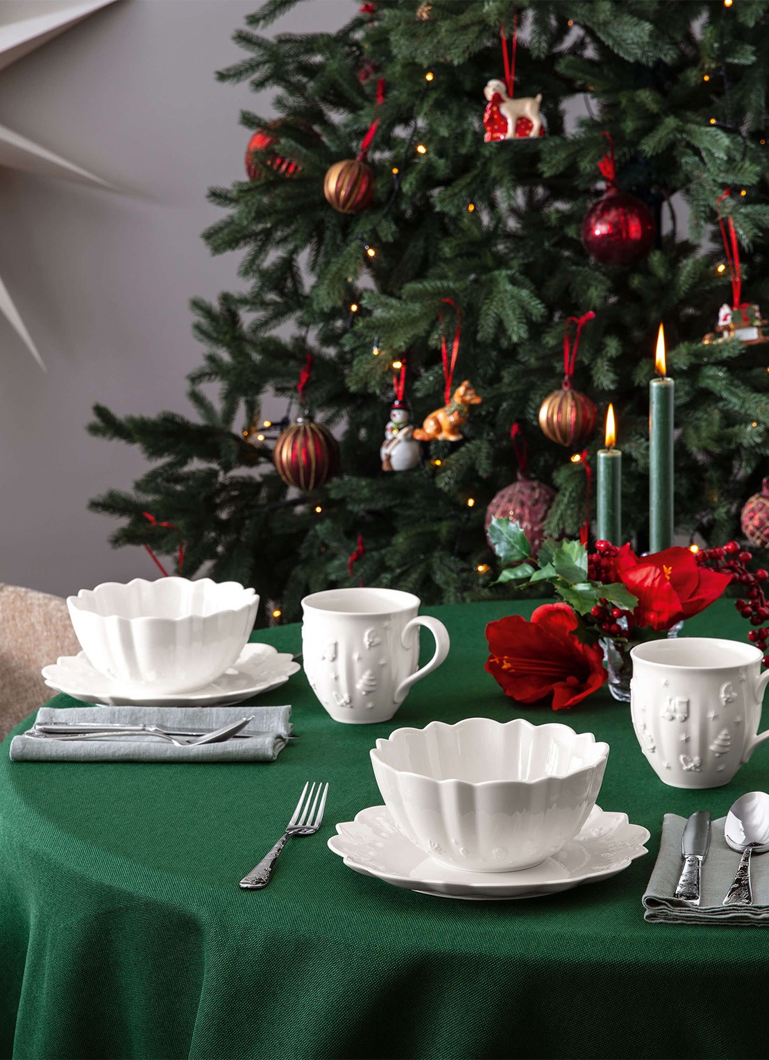 Villeroy & Boch Ontbijt serviesset 6-delig - voorkant 2 gebroken wit
