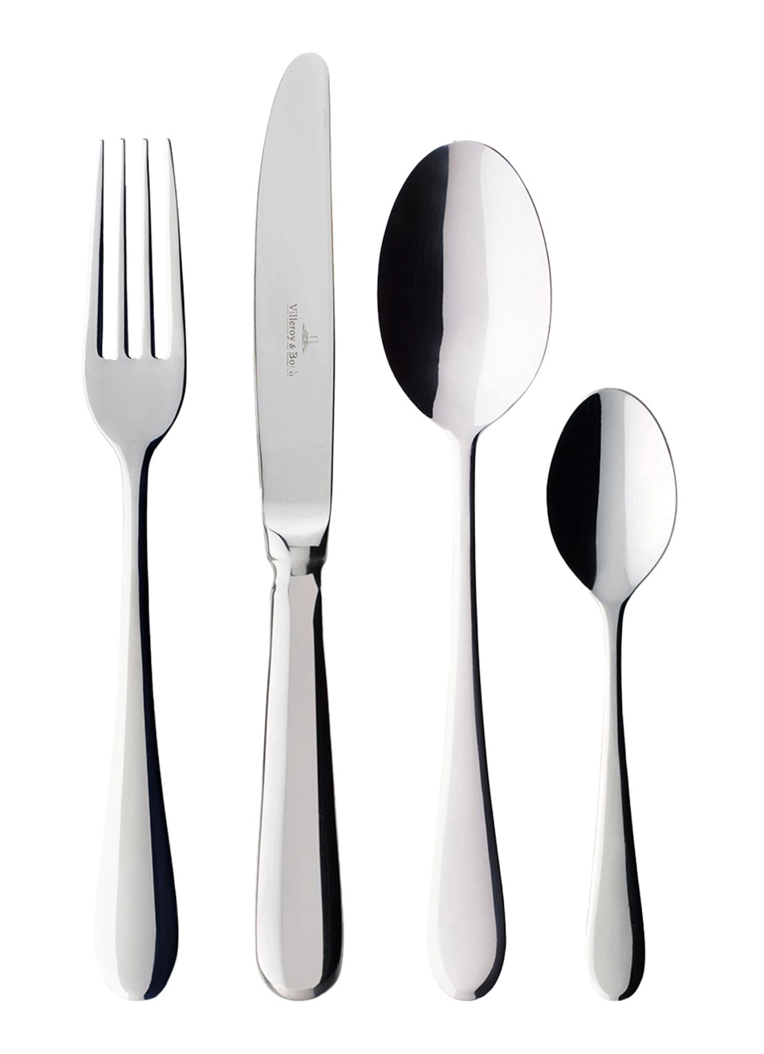 Villeroy & Boch Oscar bestekset 24-delig - voorkant zilver