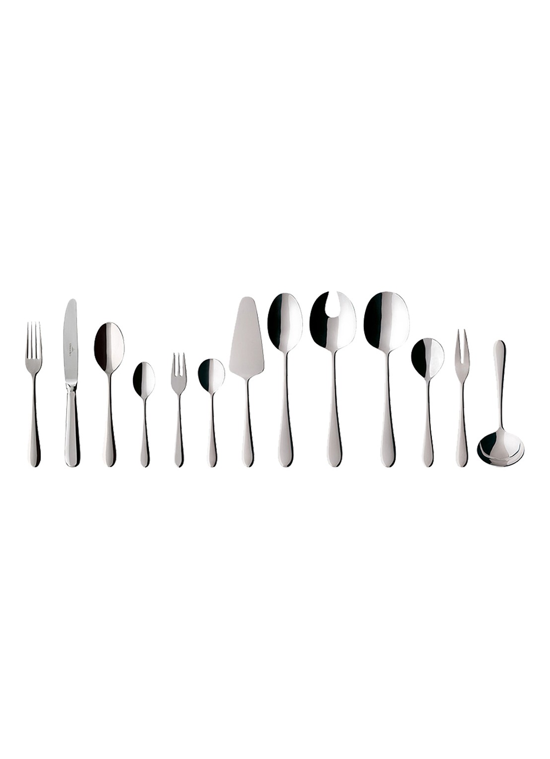 Villeroy & Boch Oscar bestekset 68-delig - voorkant 3 zilver