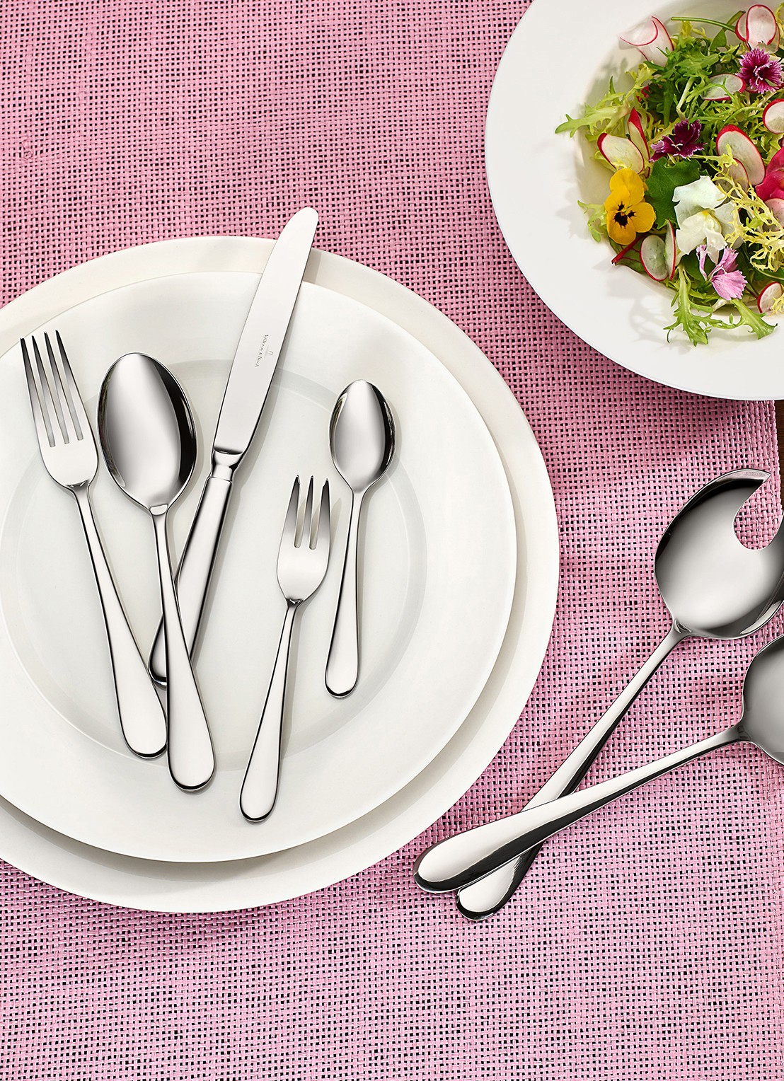 Villeroy & Boch Oscar bestekset 68-delig - voorkant 4 zilver