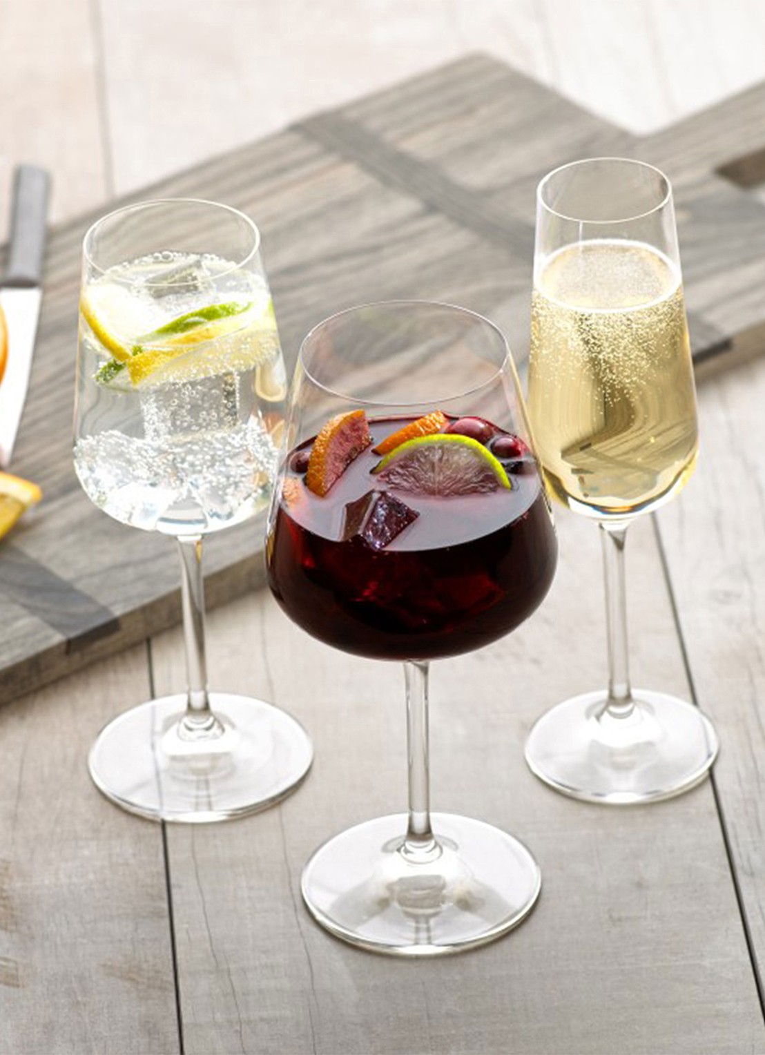 Villeroy & Boch Ovid champagneglas 25 cl set van 4 - voorkant 4 transparant