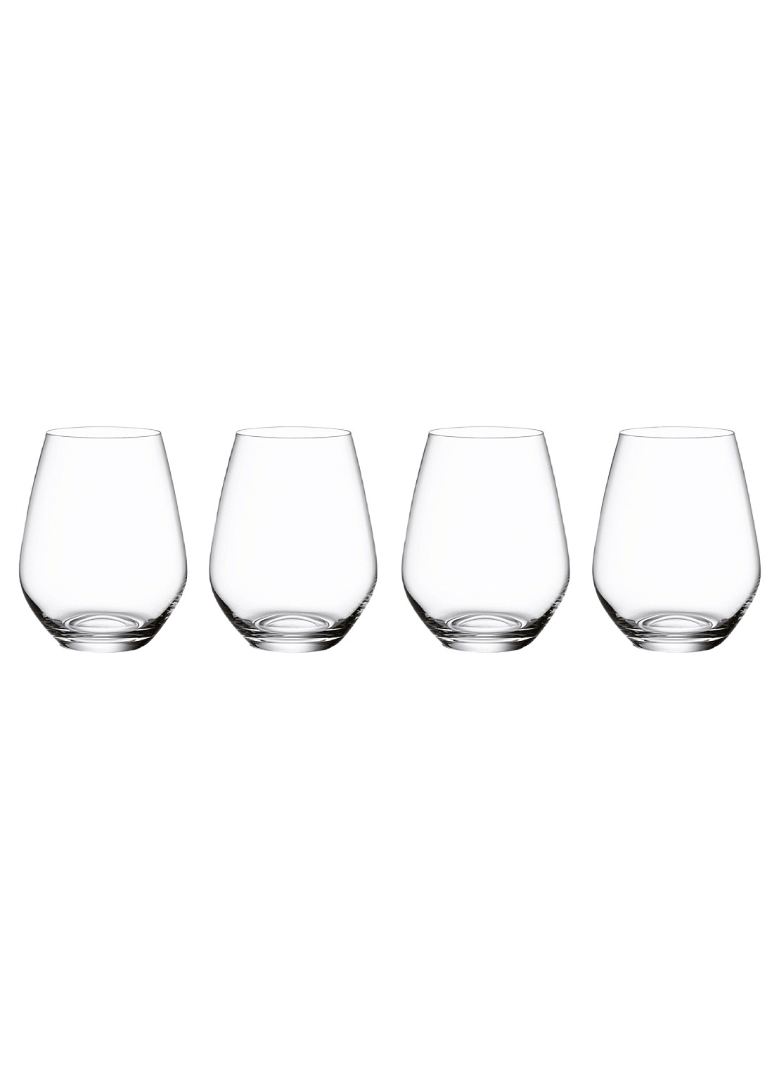 Villeroy & Boch Ovid waterglas 420 ml 4-delig - voorkant transparant