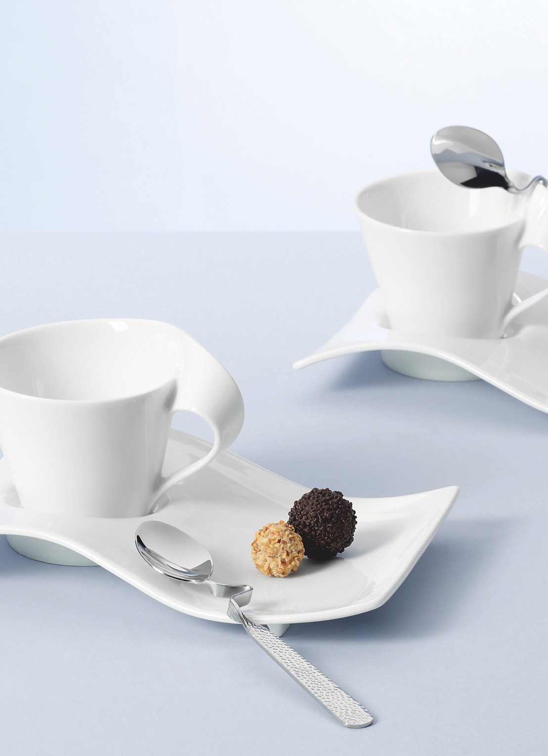 Villeroy & Boch Partyschaal groot NewWave - achterkant 3 gebroken wit