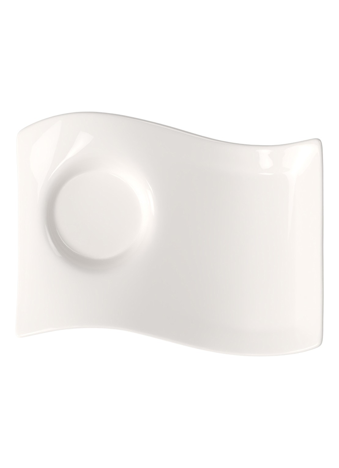 Villeroy & Boch Partyschaal groot NewWave - voorkant 4 gebroken wit