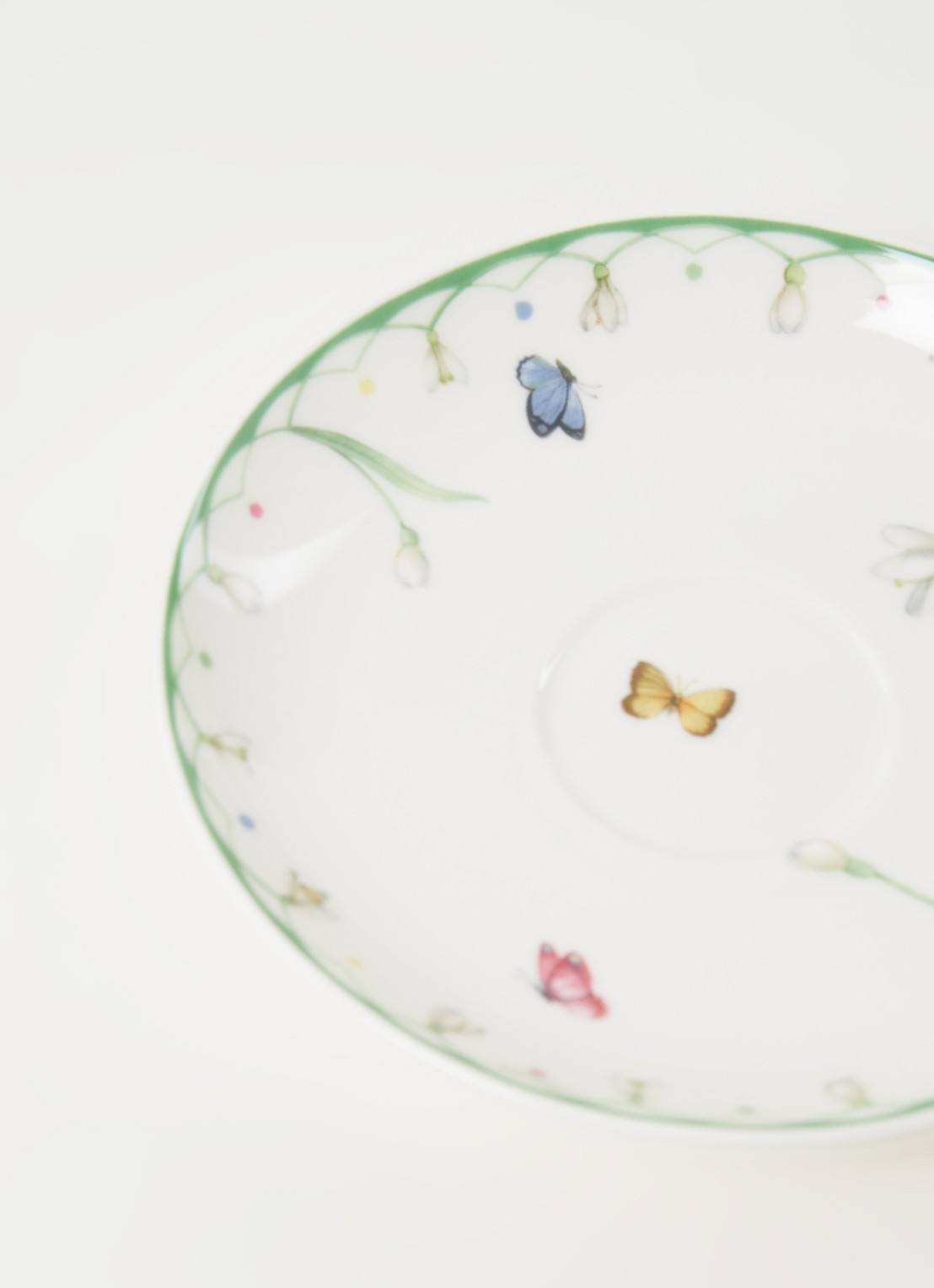 Villeroy & Boch Pasen Colourful Spring espresso-schotel - detail 3 lindegroen