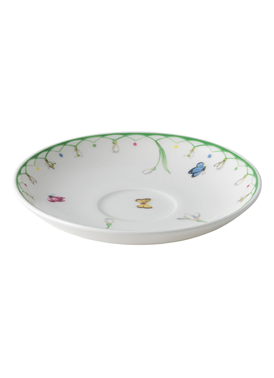 Villeroy & Boch Pasen Colourful Spring espresso-schotel - voorkant 2 lindegroen