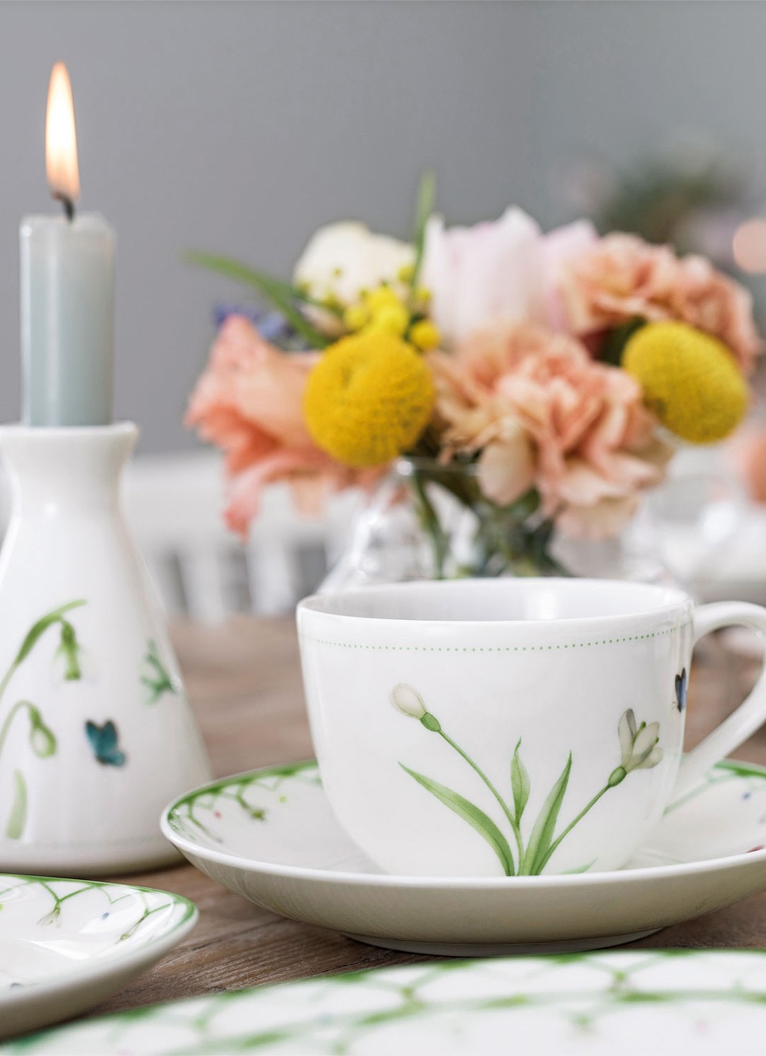 Villeroy & Boch Pasen Colourful Spring schotel 14,5 cm - voorkant 3 lindegroen
