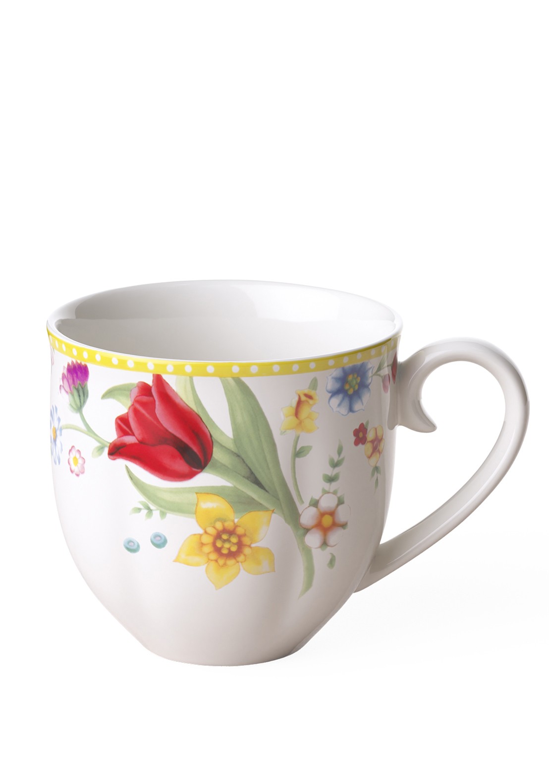 Villeroy & Boch Pasen Spring Awakening mok 40 cl - voorkant 2 geel
