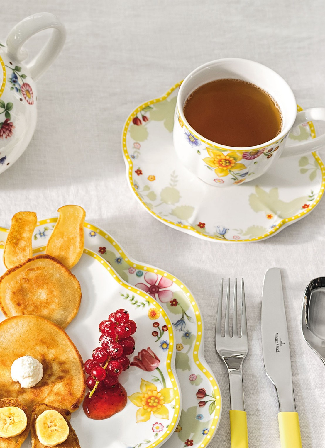 Villeroy & Boch Pasen Spring Awakening schotel 16,5 cm - achterkant 5 geel