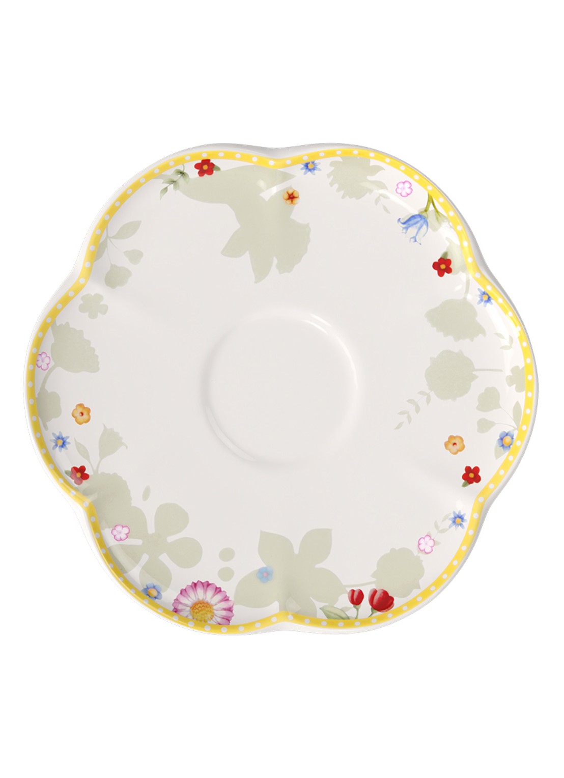 Villeroy & Boch Pasen Spring Awakening schotel 16,5 cm - voorkant 2 geel
