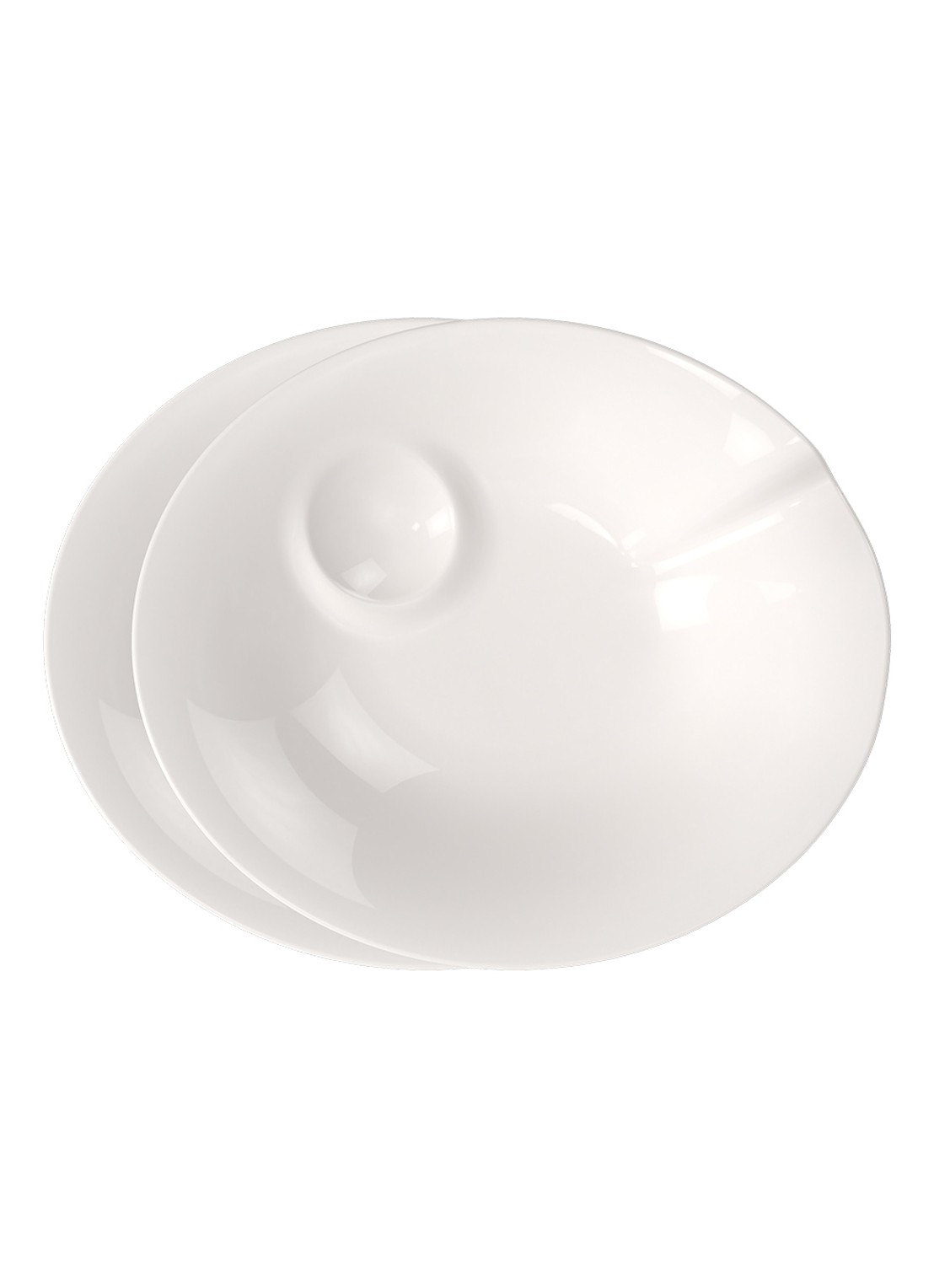 Villeroy & Boch Pasta Passion pastabord 30,5 cm set van 2 - voorkant 2 gebroken wit