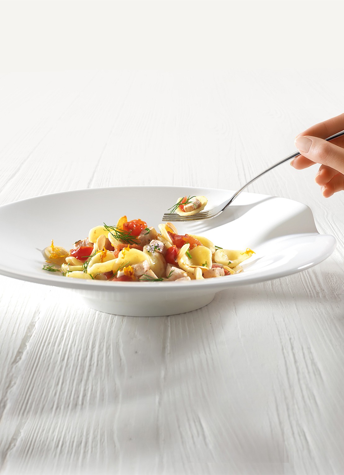 Villeroy & Boch Pasta Passion pastabord 30,5 cm set van 2 - detail 2 gebroken wit