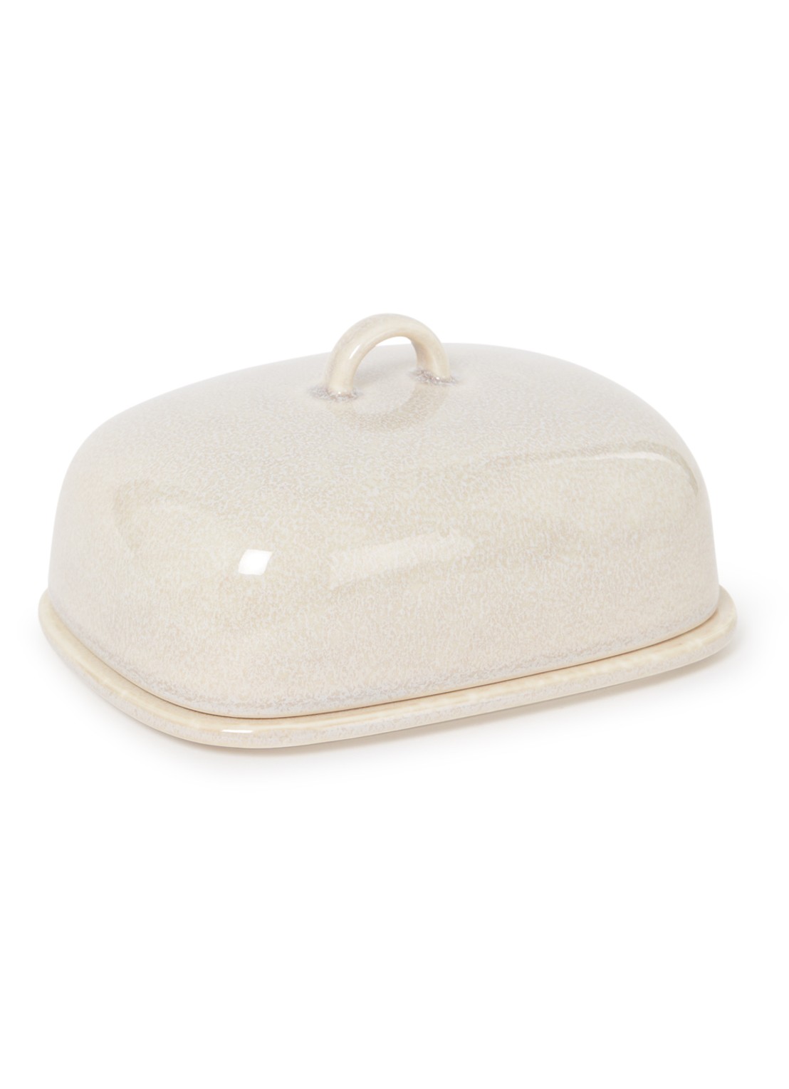 Villeroy & Boch Perlemor botervloot 15,5 cm - voorkant zand