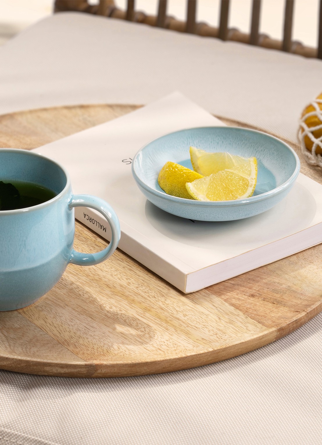 Villeroy & Boch Perlemor dipschaaltje 12 cm - achterkant 3 aquablauw