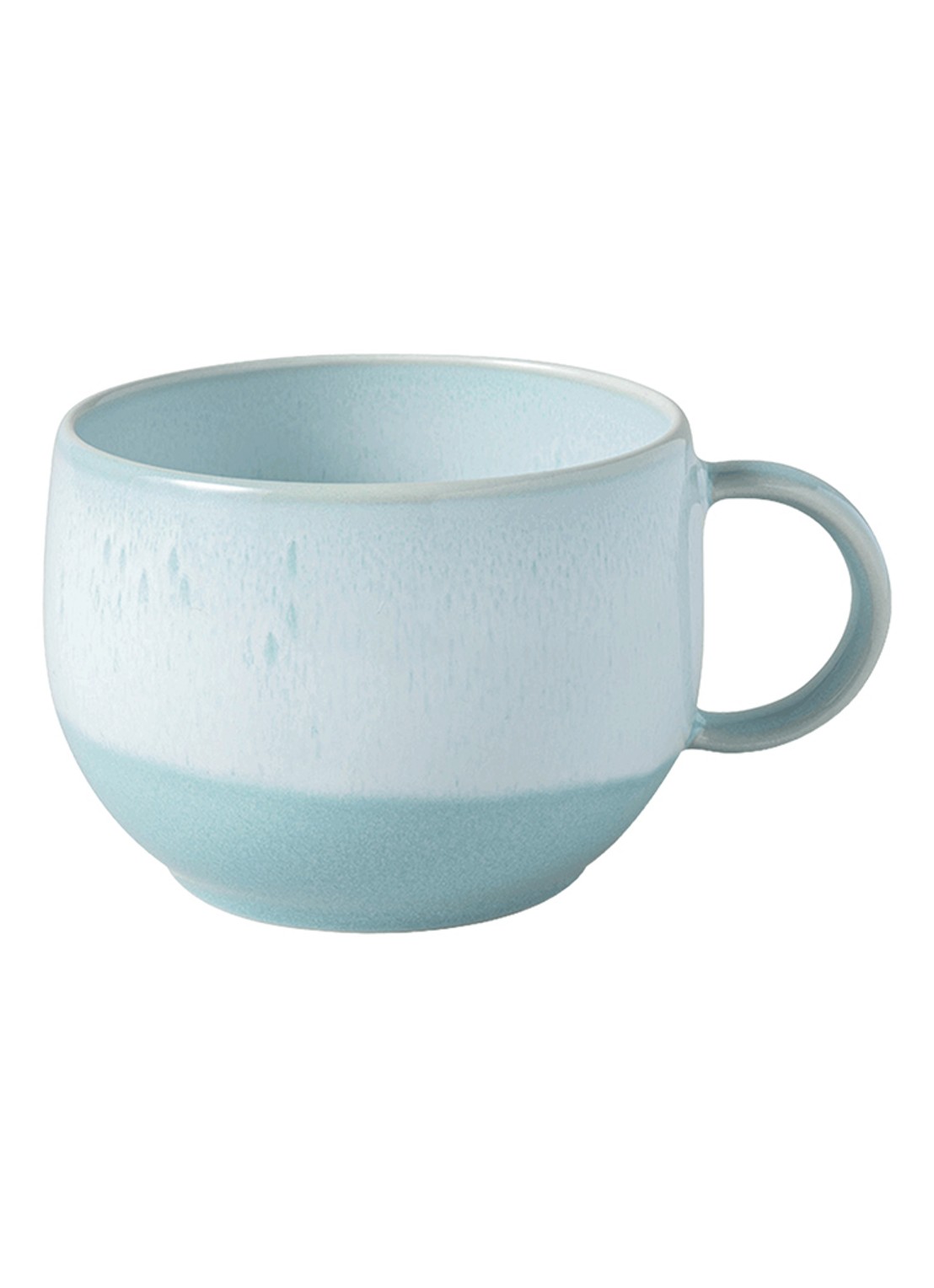 Villeroy & Boch Perlemor koffiekopje - voorkant aquablauw