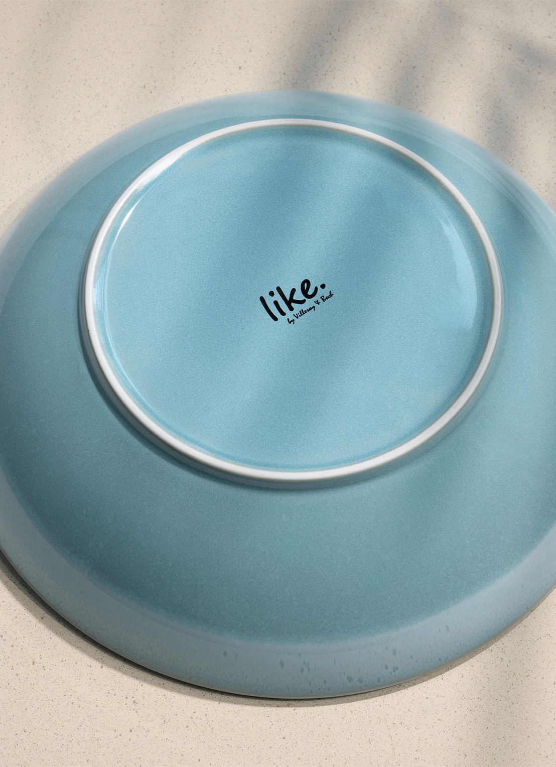 Villeroy & Boch Perlemor schaal 26 cm - voorkant 3 aquablauw