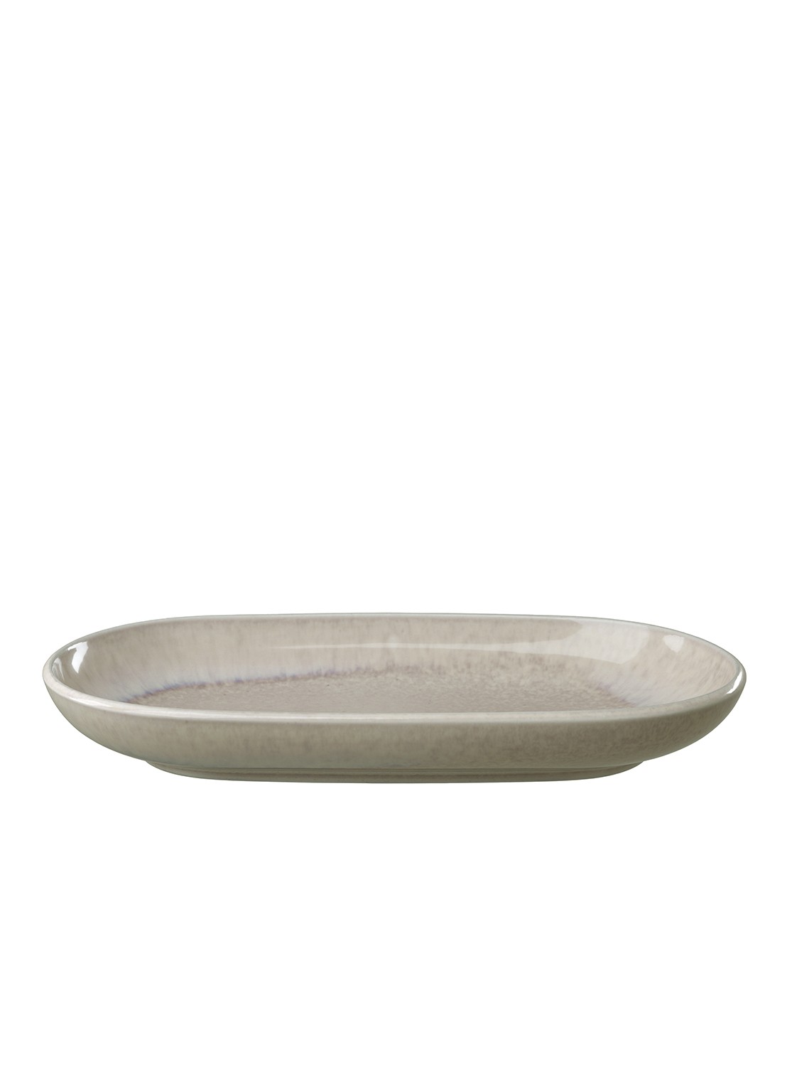 Villeroy & Boch Perlemor serveerschaal 23 x 12,5 cm - voorkant zand