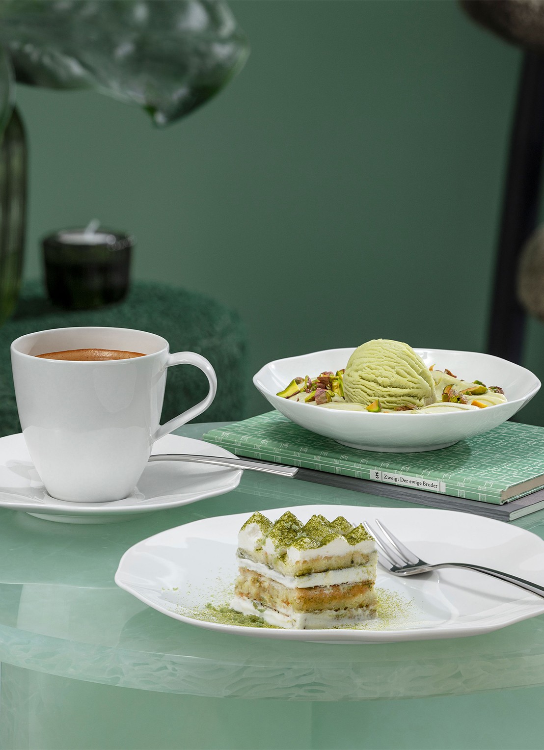 Villeroy & Boch Pura koffiekopje - achterkant wit