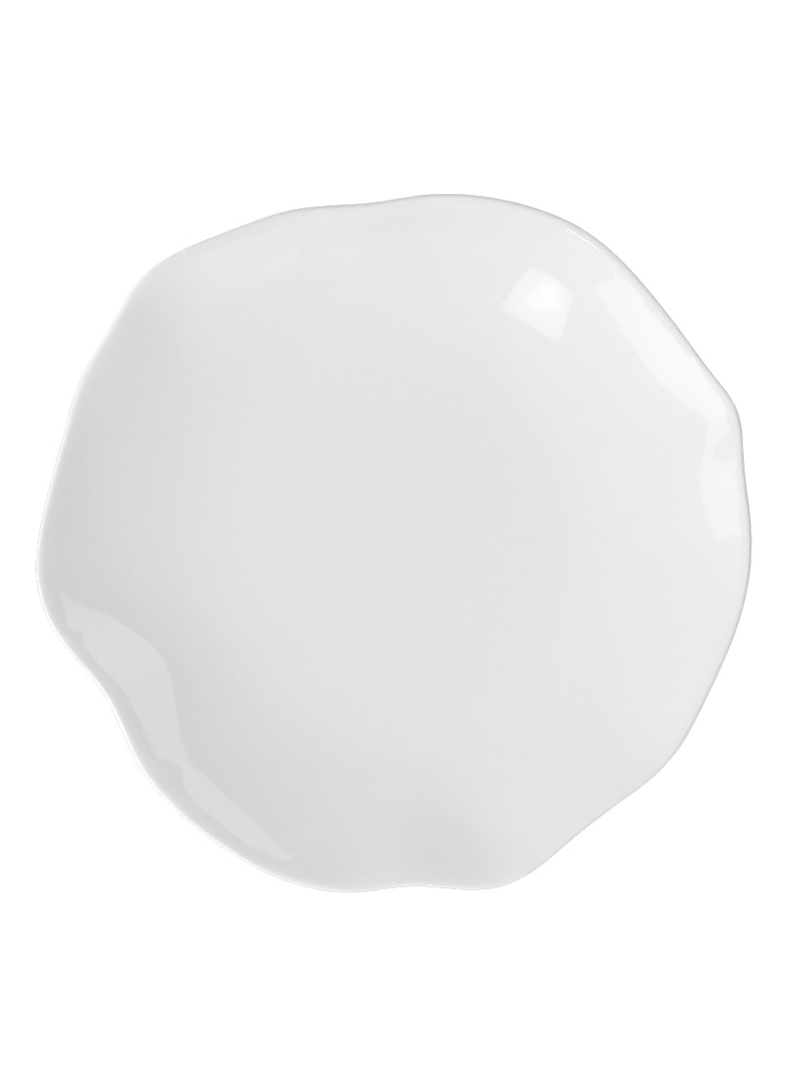 Villeroy & Boch Pura ontbijt-/ dessertbord 22 cm - voorkant 2 wit