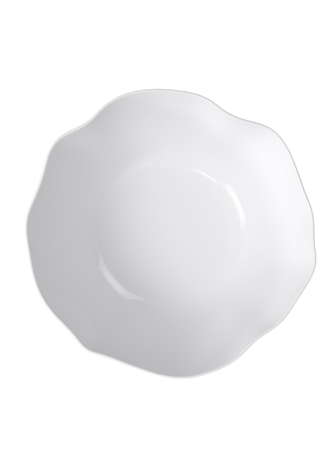 Villeroy & Boch Pura salade-/serveerschaal 26 cm - voorkant wit