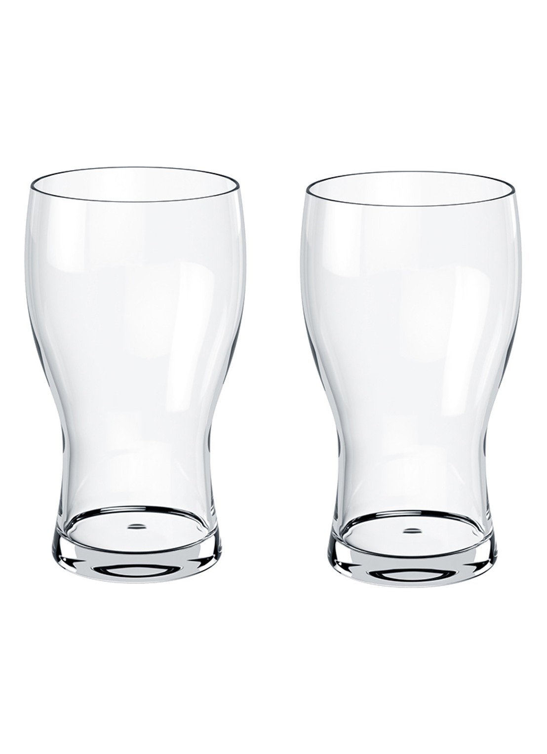 Villeroy & Boch Purismo bierglas 65 cl set van 2 - voorkant transparant